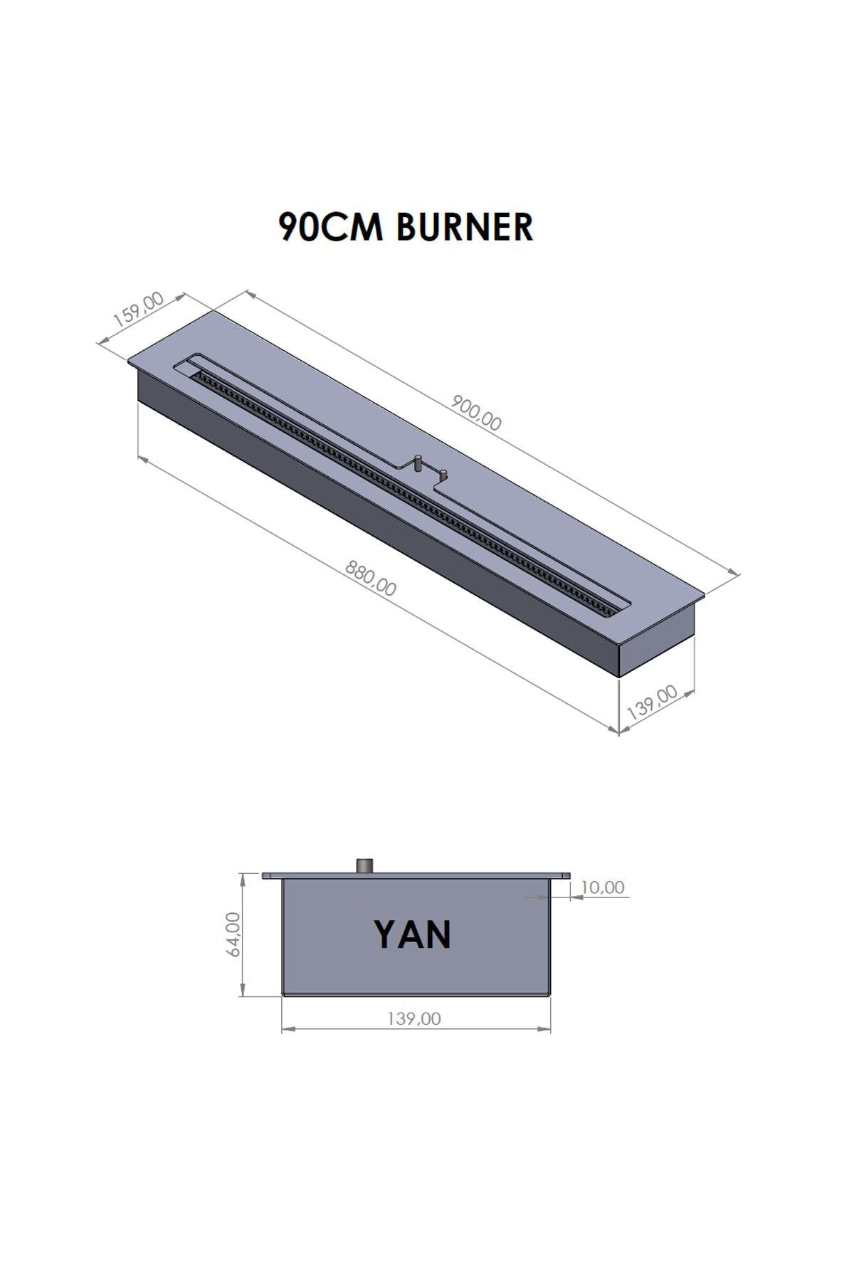 Bioetanol Fireplace Burner